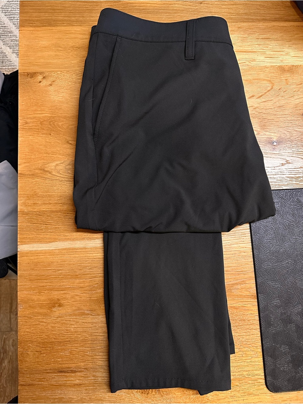 Travis Mathew Men's Black Dress Pants - Tailored Straight
